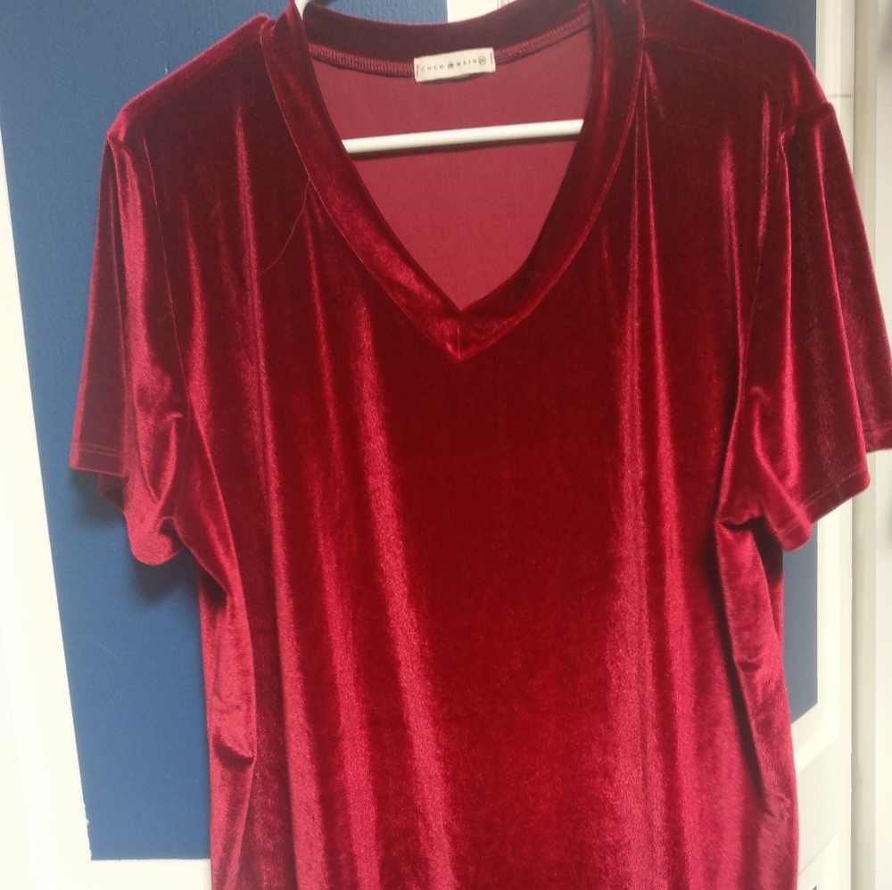 Velvet shirt